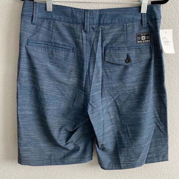 NWT- SUN DIEGO DEL MAR 3.0 HYBRID SHORTS- NAVY- Size 31 - Picture 6 of 9